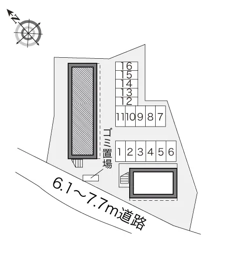 ★手数料０円★八王子市弐分方町　月極駐車場（LP）